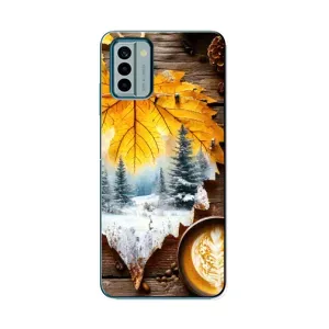 Чохол з унікальним дизайном 'Осінь з кавою' для Nokia G22 (Осінньо-зимова кава)