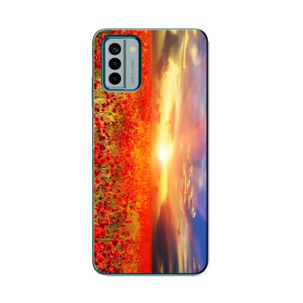 Чохол з принтом «Поле тюльпанів» для Nokia G22
