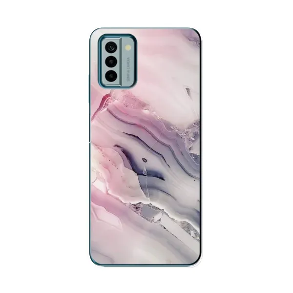 Чохол з принтом «Пурпурний Мрамор» для Nokia G22