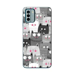 Чехлы с Котиками для Nokia G22 (VPrint) (Рисованные котики)