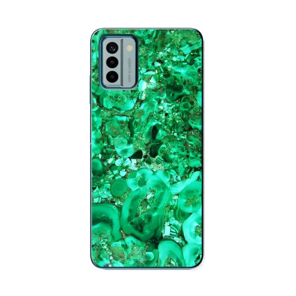 Чохол з принтом «Салатовий Мрамор» для Nokia G22