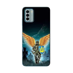 Чехлы с картинкой ЗСУ для Nokia G22 (AlphaPrint) (Солдат ЗСУ)