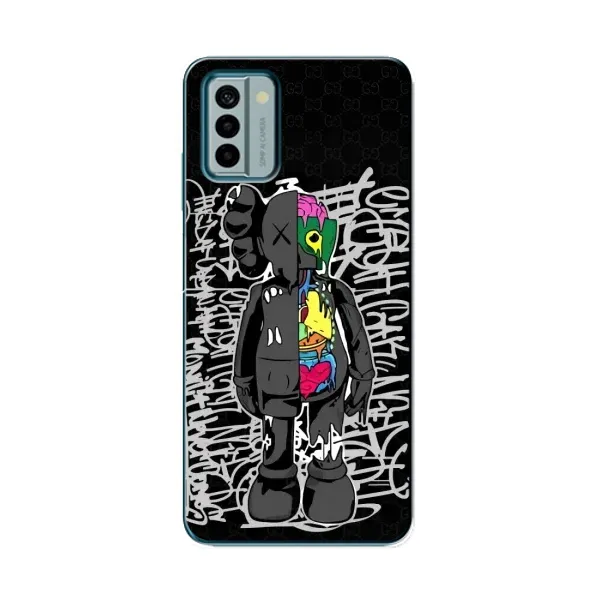Чохол з принтом «Стиль Bearbrick» для Nokia G22