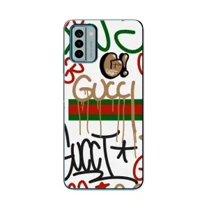 Бренднові Чохли для Nokia G22 - (PREMIUMPrint) (Стиль GUUCI)