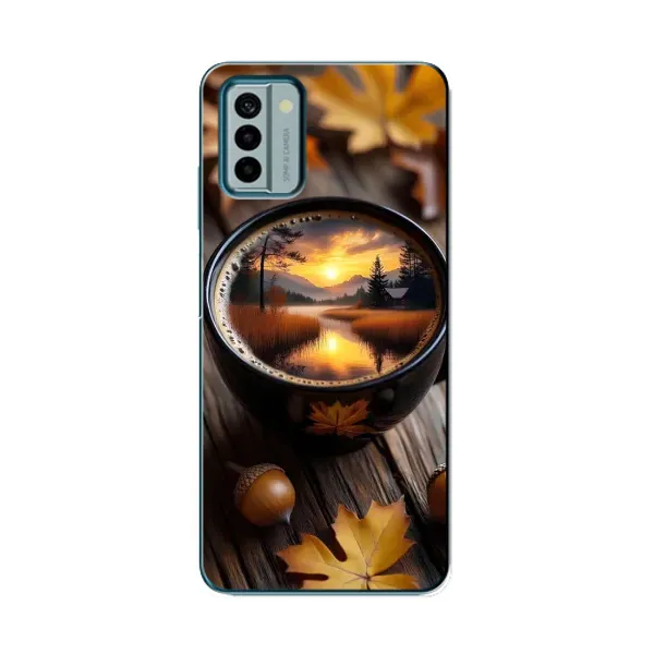 Чохол з принтом «Темна кава» для Nokia G22 Чохол з принтом «Темна кава» для Nokia G22