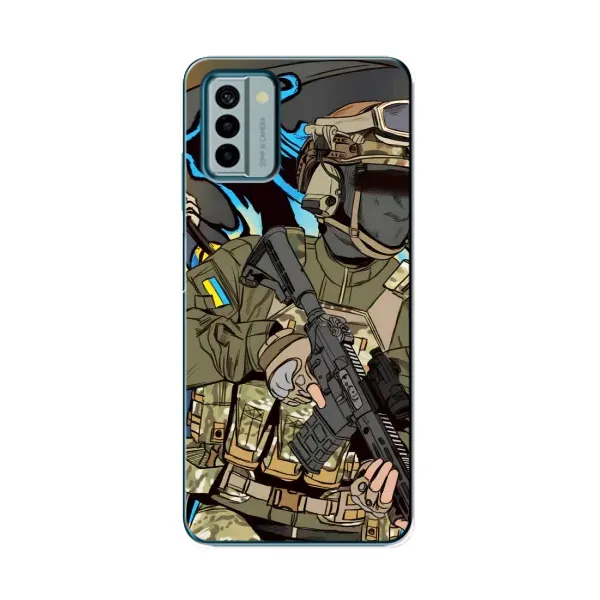 Чехол с принтом «Воин ВСУ» для Nokia G22