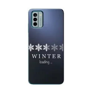 Зимні Чохли для Нокіа G22 - прозорий фон (Winter loading)