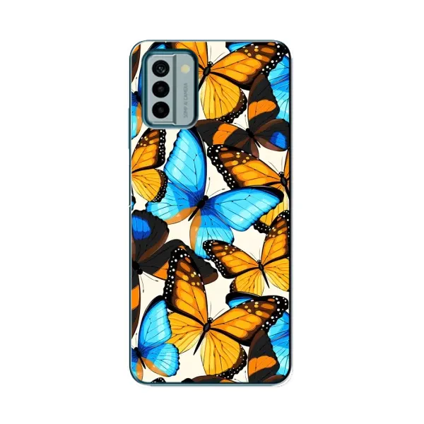 Чехол с принтом «Яркие бабочки» для Nokia G22 Чехол с принтом «Яркие бабочки» для Nokia G22