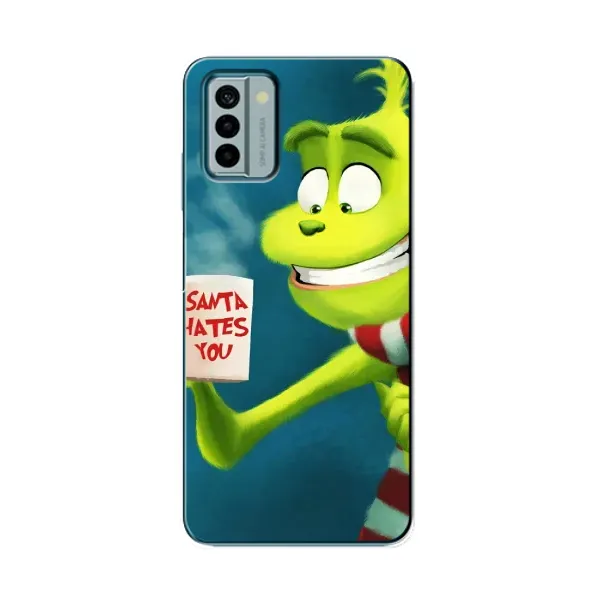 Чехол с принтом «Зеленый Гринч» для Nokia G22 Чехол с принтом «Зеленый Гринч» для Nokia G22