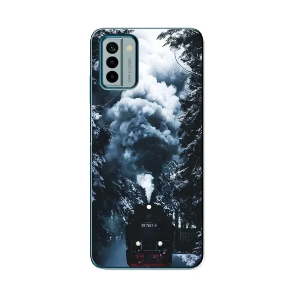 Чехол с принтом «Зимний поезд» для Nokia G22
