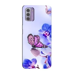 Чохли з квітами для Nokia G42 (VPrint) (Метелик на квітах)