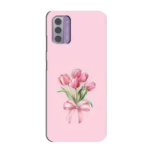 Чохол з розовим принтом для Nokia G42 (Букет квітів)