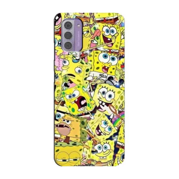 Чехол с принтом «Эмоции Спанч Боба» для Nokia G42