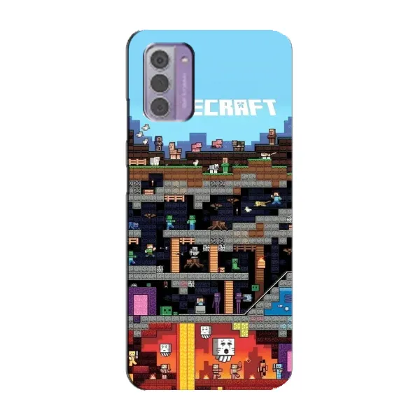 Чехол с принтом «фон Minecraft» для Nokia G42 Чехол с принтом «фон Minecraft» для Nokia G42