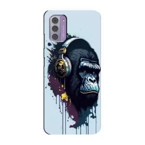 Чохол з Мавпами Nokia G42 - (AlphaPrint) (Горила в навушниках)