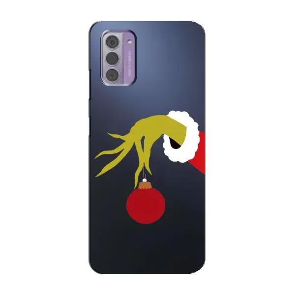 Чехол с принтом «Гринч с игрушкой» для Nokia G42 Чехол с принтом «Гринч с игрушкой» для Nokia G42