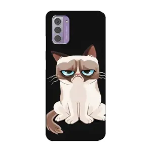 Чохол з принтом для Nokia G42 (AlphaPrint) Модні коти (Сумний кіт)