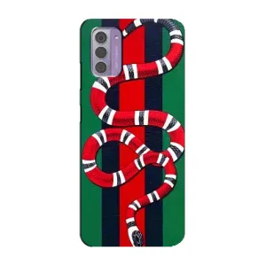 Чохли  GUCCI для Нокіа G42 (AlphaPrint) (Gucci змія)