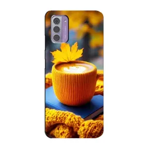 Чехол с принтом «Кофе на желтом пледе» для Nokia G42