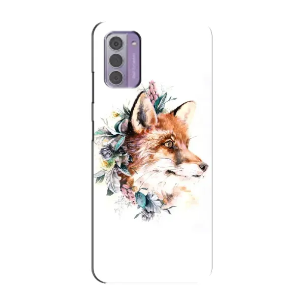 Чехол с принтом «Лисичка в цветочках» для Nokia G42 Чехол с принтом «Лисичка в цветочках» для Nokia G42