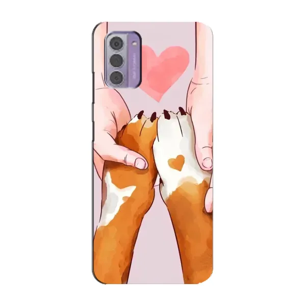 Чохол з принтом «Любовь до собак» для Nokia G42
