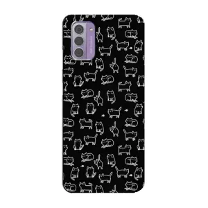 Чохол з принтом для Nokia G42 (AlphaPrint) Модні коти (Маленькі котики)