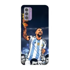 Чохли для Nokia G42 (Leo чемпіон) (AlphaPrint) (Мессі з кубком)