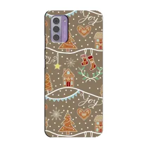 Новорічні, Святкові Чохли для Nokia G42 - 2024 год (Новорічні пряники)