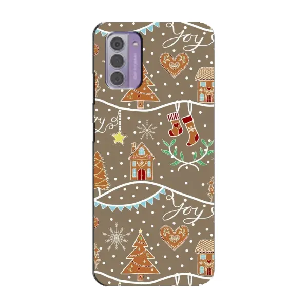 Чехол с принтом «Новогодние пряники» для Nokia G42