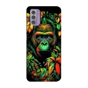 Чохол з Мавпами Nokia G42 - (AlphaPrint) (Мавпа в квітах)