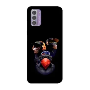 Чохол з Мавпами Nokia G42 - (AlphaPrint) (Три мавпи)