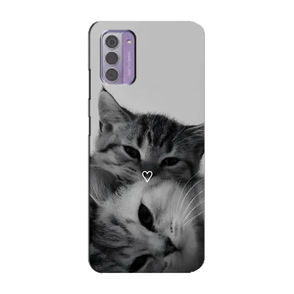 Чохол з принтом «Пара котів» для Nokia G42 Чохол з принтом «Пара котів» для Nokia G42