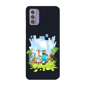 Чохол Майнкрафт на Nokia G42 (AlphaPrint) Minecraft (персонажі Minecraft)