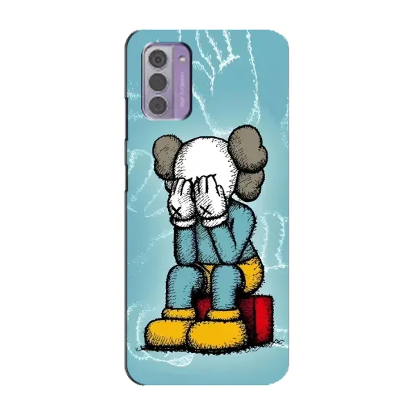 Чохол з принтом «Плач Bearbrick» для Nokia G42
