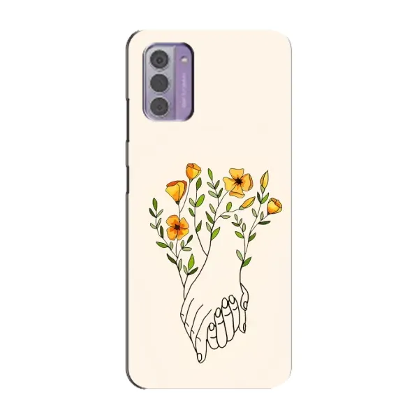 Чохол з принтом «Руки любві» для Nokia G42