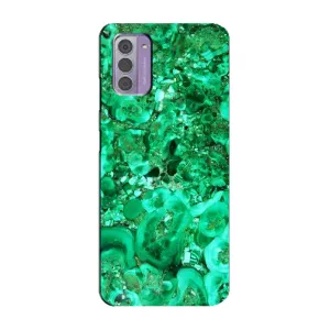 Мраморний чехол на Nokia G42 (VPrint) (Салатовий Мрамор)