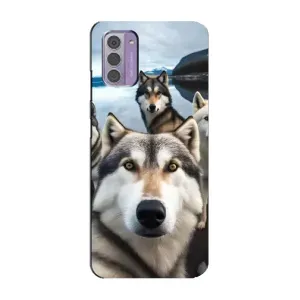 Чохол з Хаскі Nokia G42 - (AlphaPrint) (Селфі Хаскі)