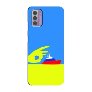 Чехол с принтом (Русский корабль...) для Нокіа G42 (AlphaPrint) (Щелбан кораблю)