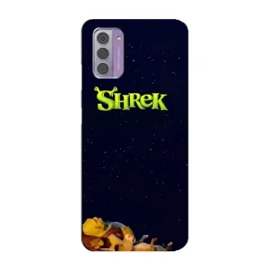 Чехол с мультфильмом Шрек на Nokia G42 (Отдыхающий Шрек)