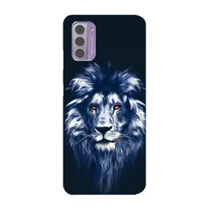 Чохол з картинкою ЛЕВ для Nokia G42 (VPrint) (Синій Лев)