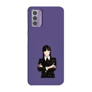 Чохли Венсдей на Nokia G42 Уенсдей (AlphaPrint) (Венздей у чорному)