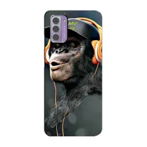 Чохол з Мавпами Nokia G42 - (AlphaPrint) (В навушниках)