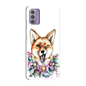 Чохли з картинкою Лисичка для Nokia G42 (VPrint) (Весела лисичка)