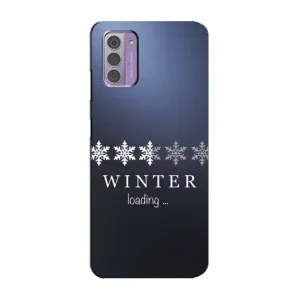 Зимні Чохли для Нокіа G42 - прозорий фон (Winter loading)