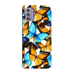 Чохол з принтом для Нокіа G42 - (Прикольні) (AlphaPrint) (Яскраві метелики)