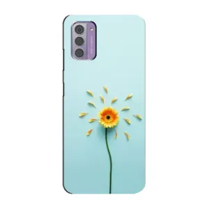 Чохли з квітами для Nokia G42 (VPrint) (Жовта квітка)