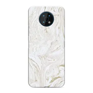 Мраморний чехол на Nokia G50 (VPrint) (Білий мрамор)