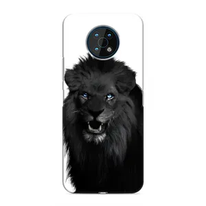 Чохли з картинкою животних Nokia G50 (Чорний ЛЕВ)