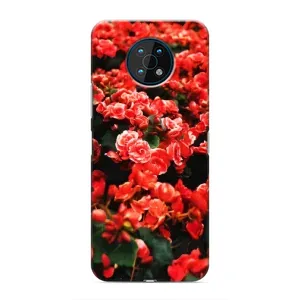 Чохли з квітами для Nokia G50 (VPrint) (Квіти червоні)