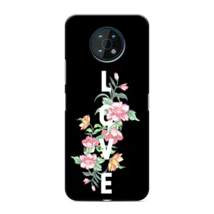 Чехлы для любимой на Нокіа G50 (VPrint) (Квіти LOVE)